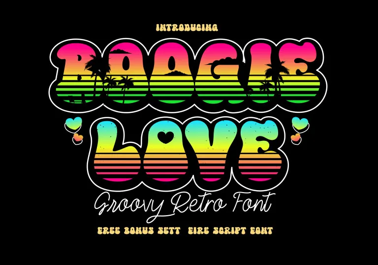 Example font Boogie Love #1