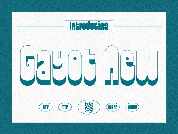 Gayot New Font
