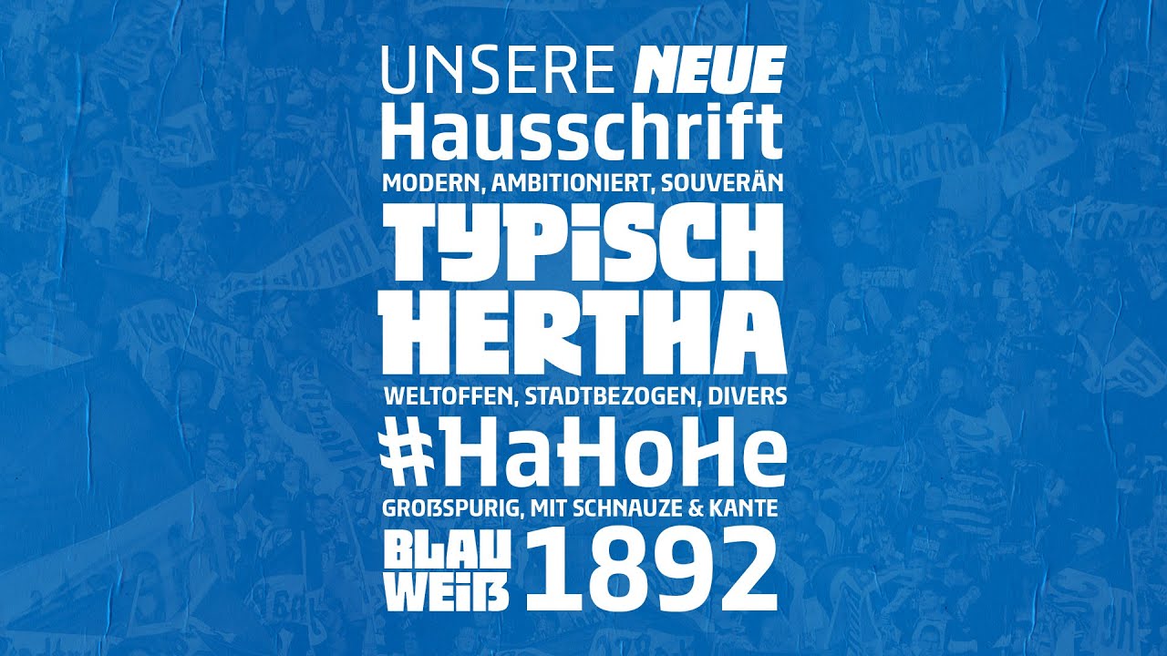 Example font Hertha BSC #1