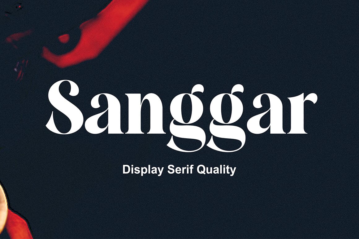 Example font Sanggar #1