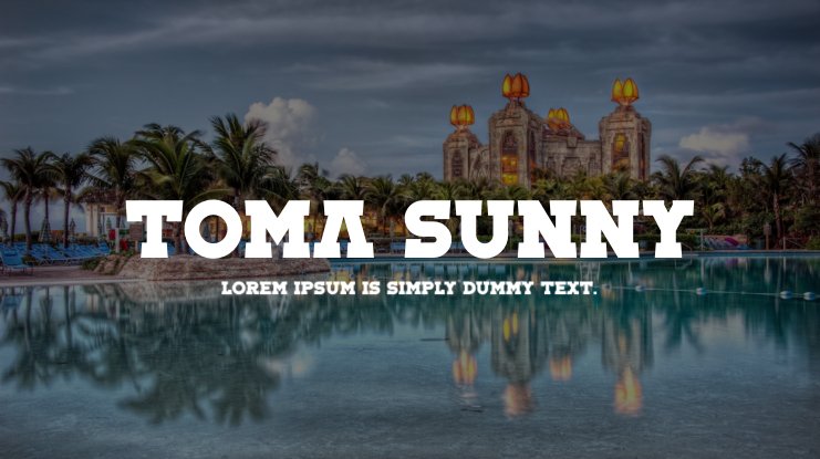 Example font Toma Sunny #1