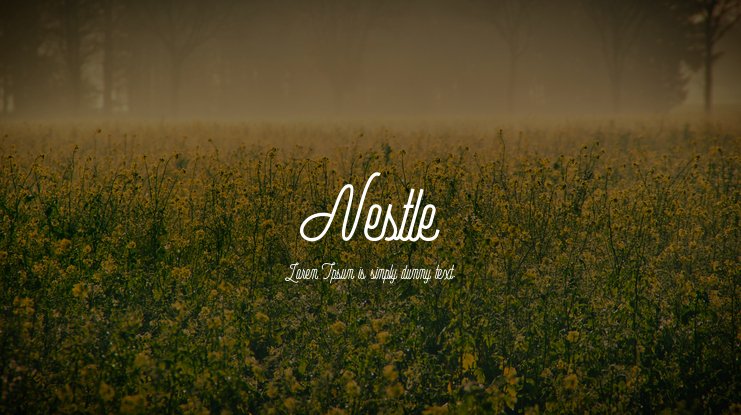 Nestle Script Font