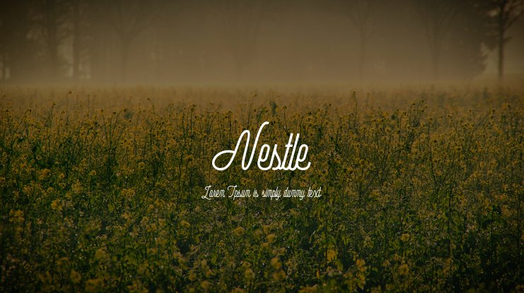 Nestle Script Office CYR Font