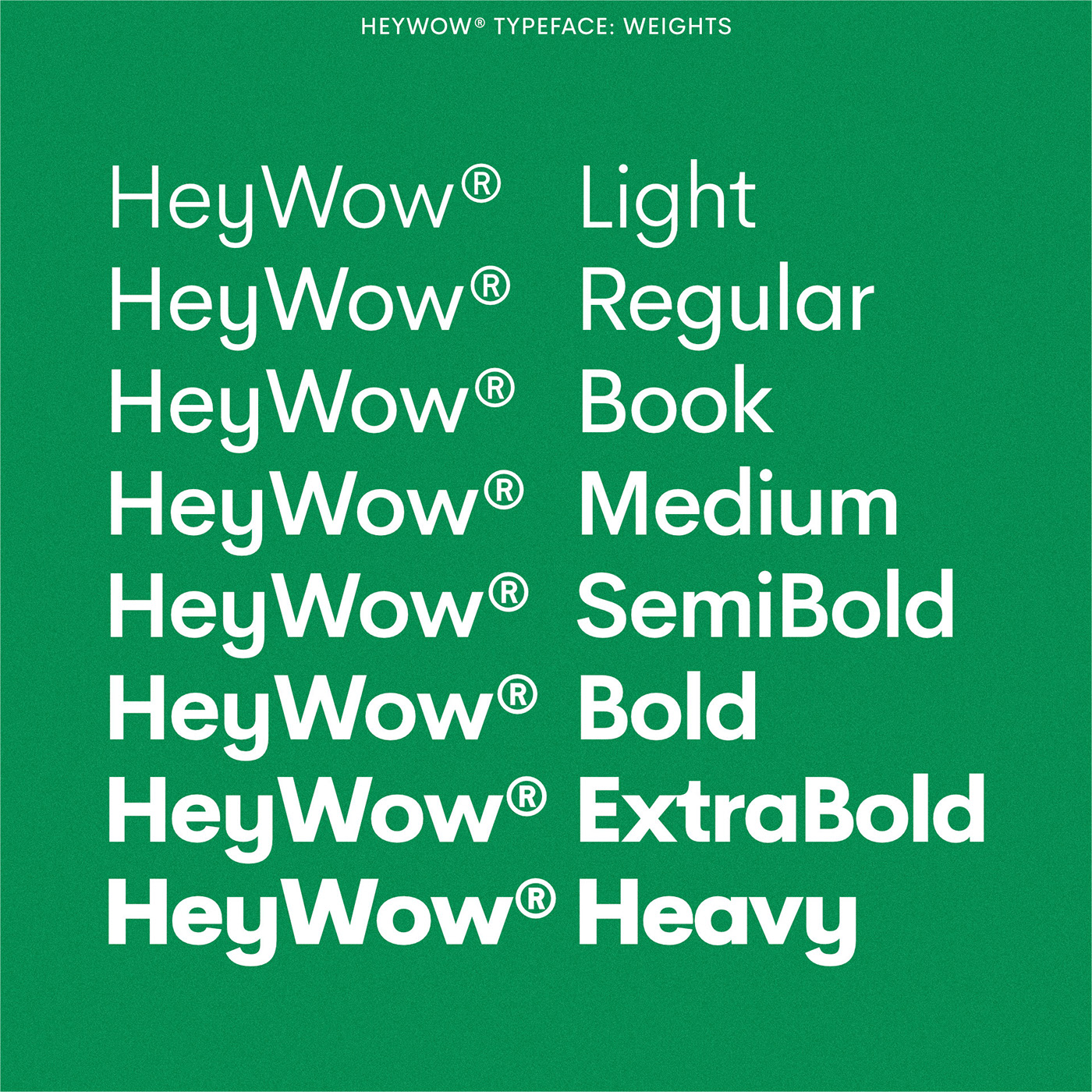 Example font HeyWow #1