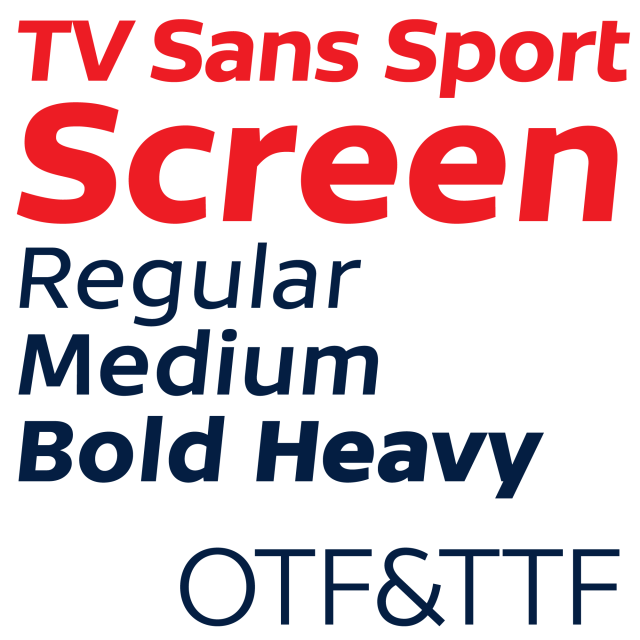 Example font TV Sans Sport Screen #1