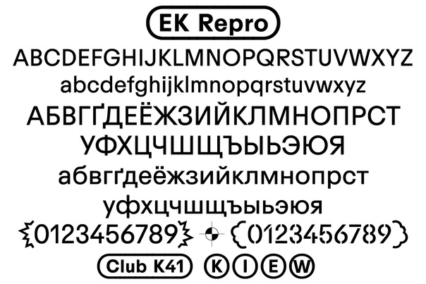 EK Repro 2204 Font