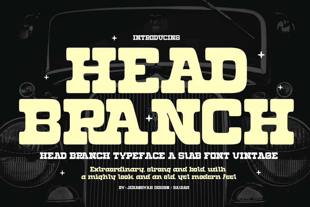 Example font Head Branch #1
