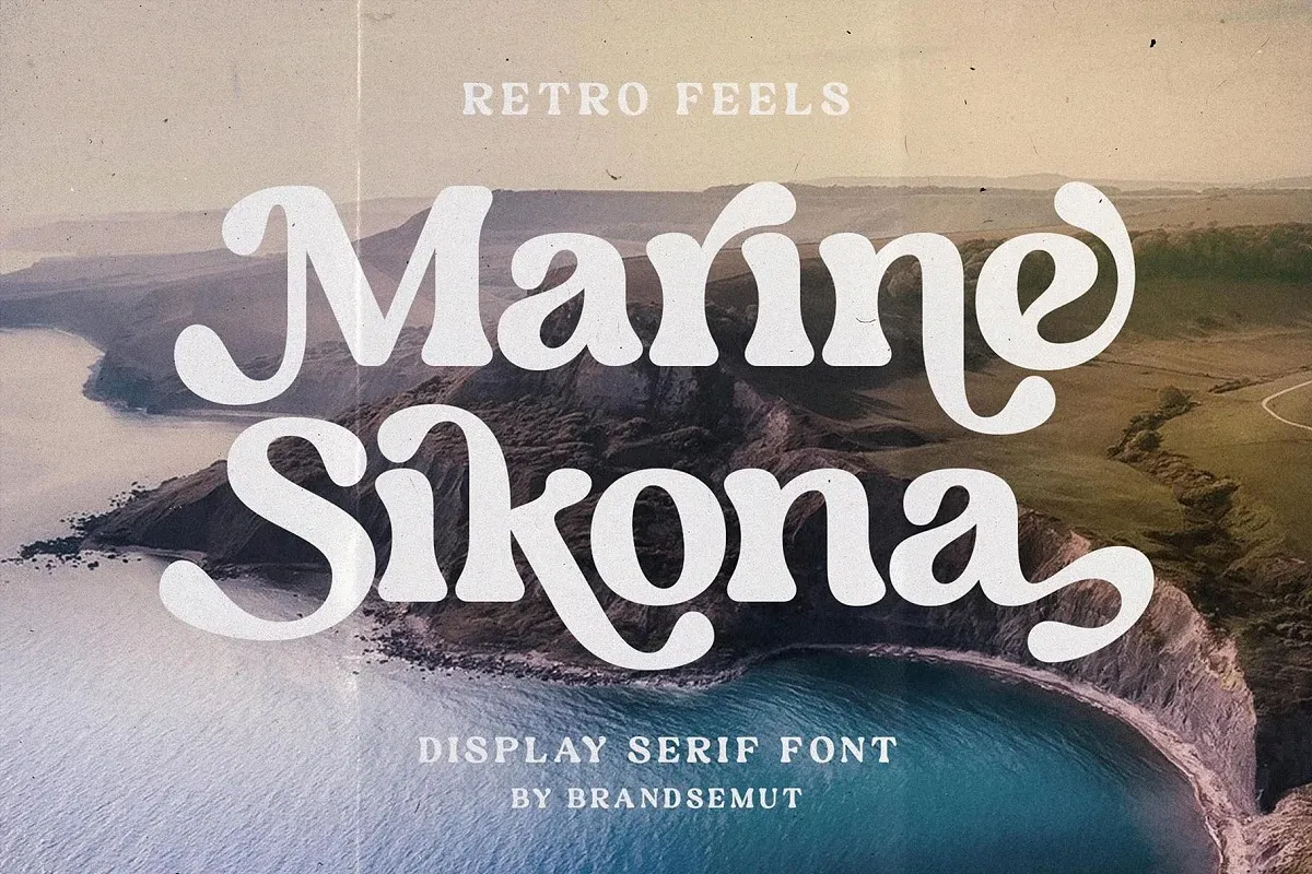 Example font Marine Sikona #1