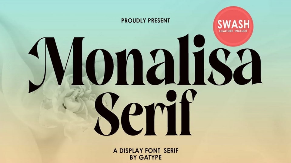 Example font Monalisa Serif #1