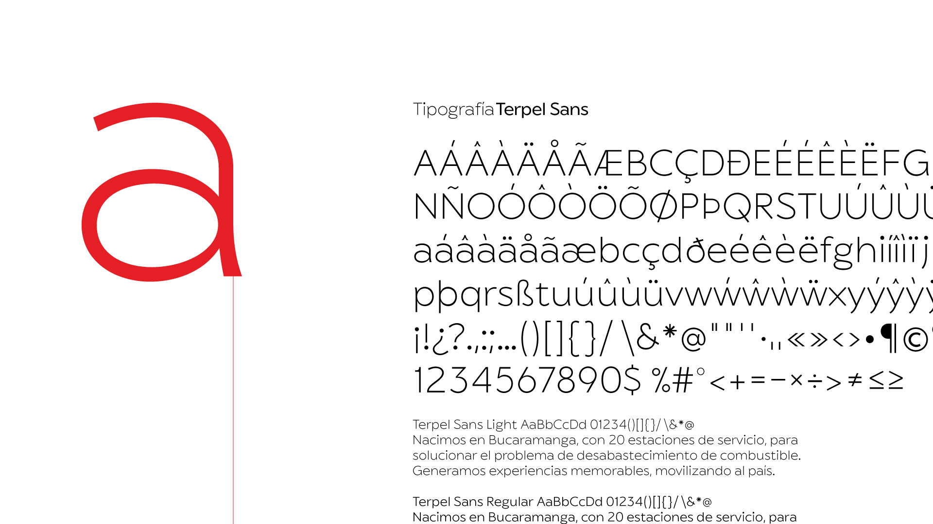 Example font BT Terpel #1