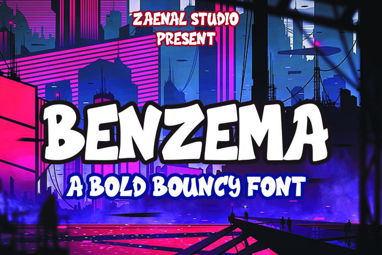 Example font Benzema #1