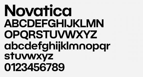 Example font Novatica #1
