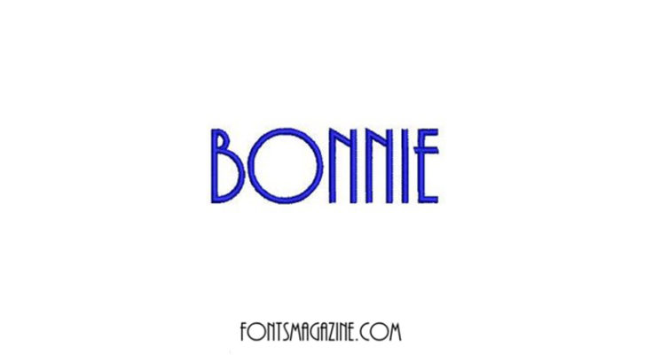 Example font Bonnie #1