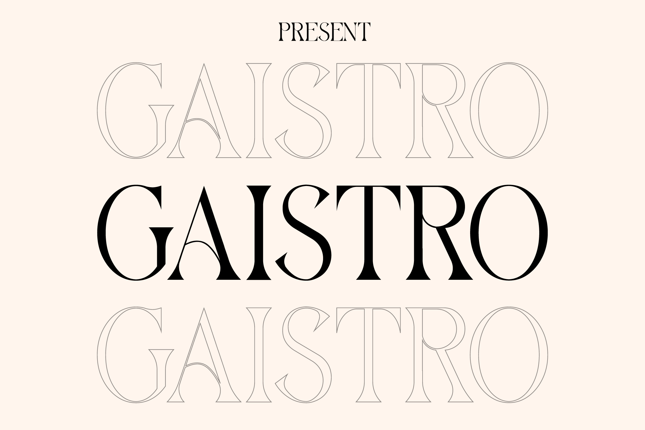 Gaistro Font