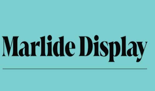 Marlide Display Font