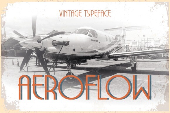Example font Aeroflow #1