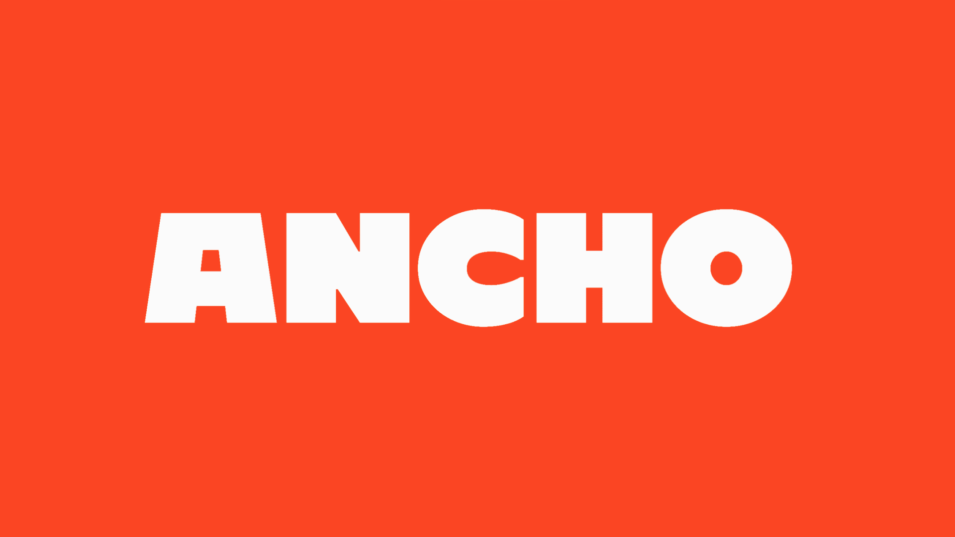 Ancho Font