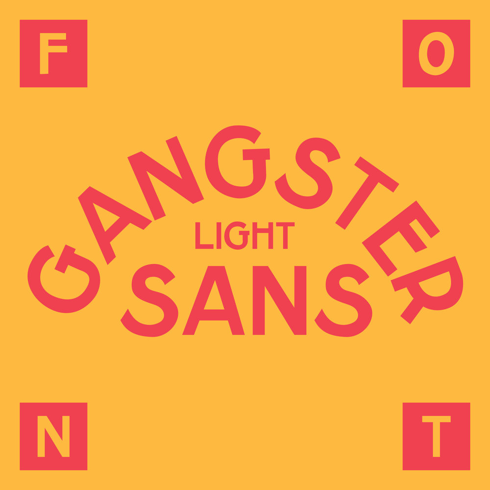 Example font Gangster Sans #1