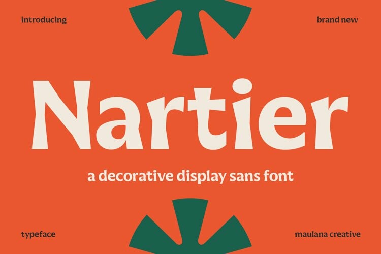 Example font Nartier #1