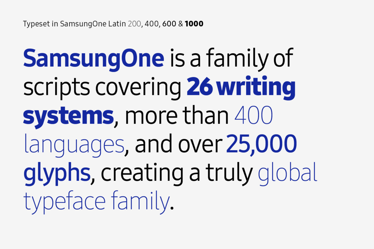 Samsung One LCG Font