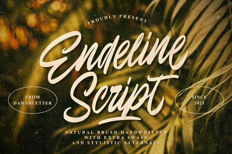 Endeline Script Font