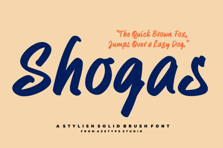 AZ Shogas Font