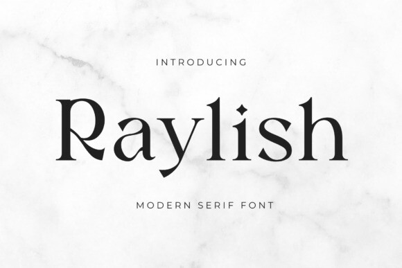 Example font Raylish #1