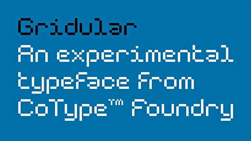 Gridular Font