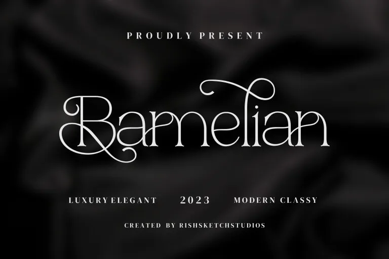 Example font Bamelian #1