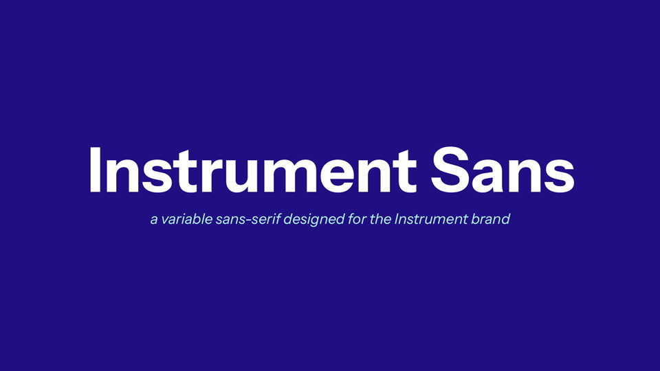 Example font Instrument Sans #1