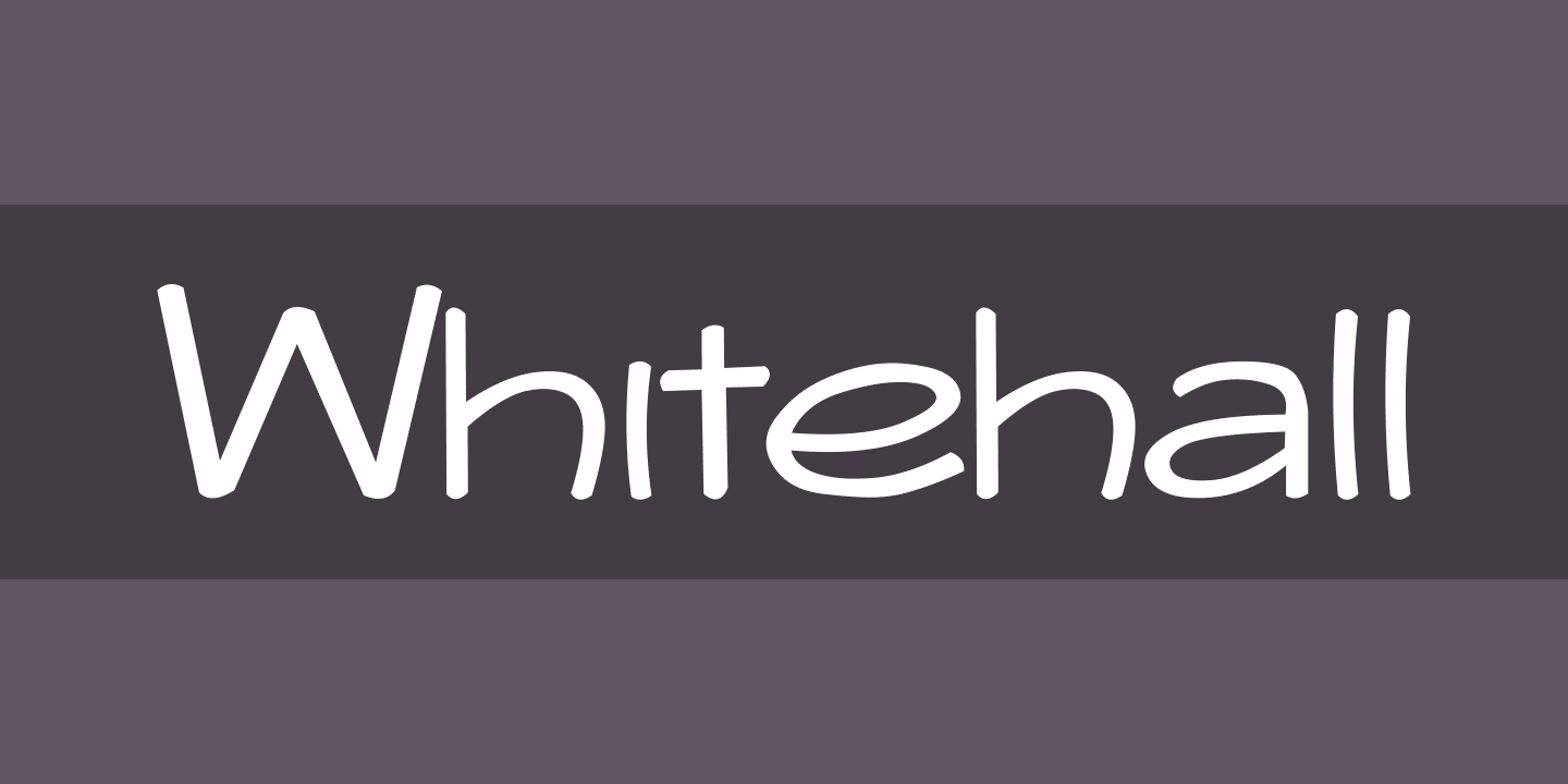 Whitehall Font