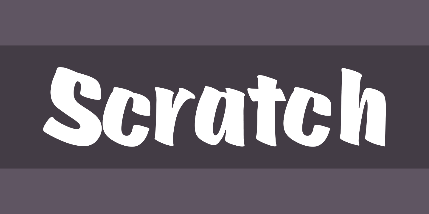 Scratch Font