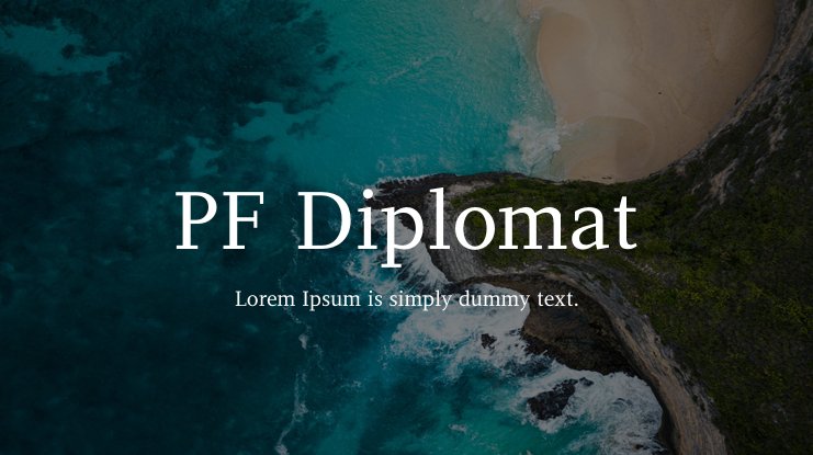 Diplomat Font