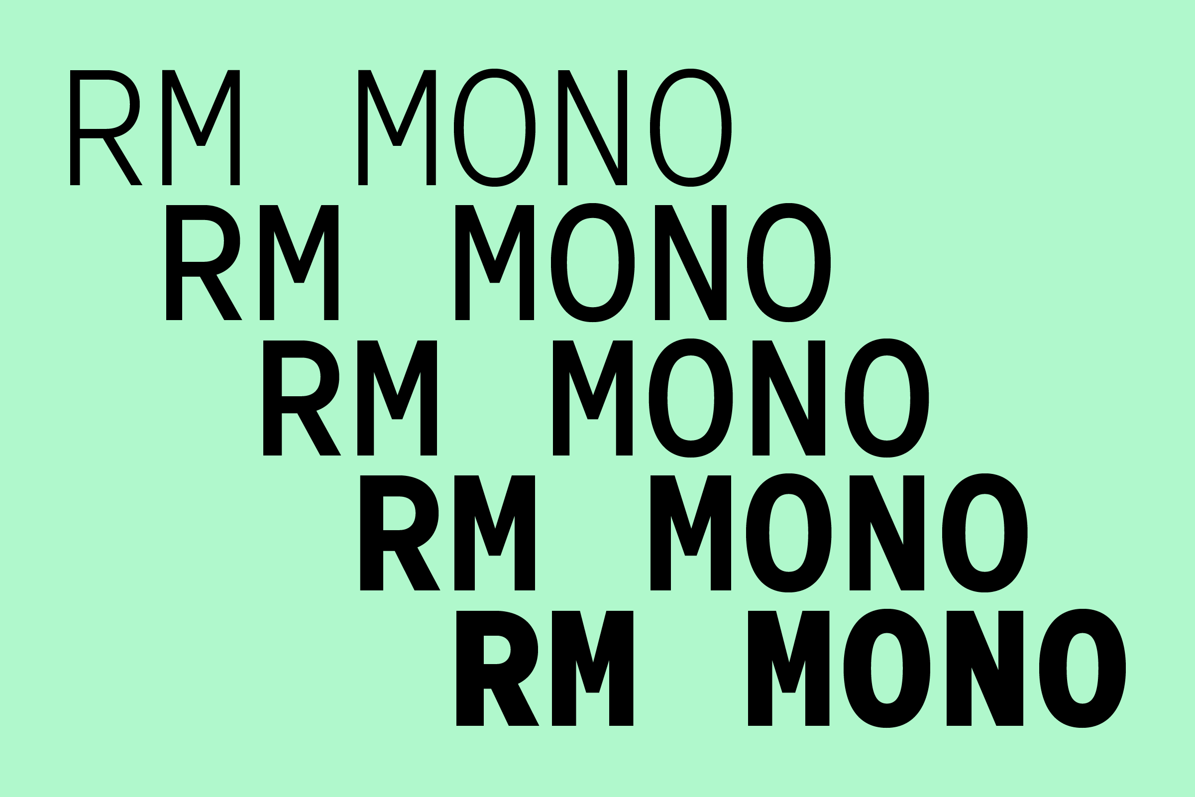 RM Mono Font