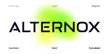 Example font Alternox #1