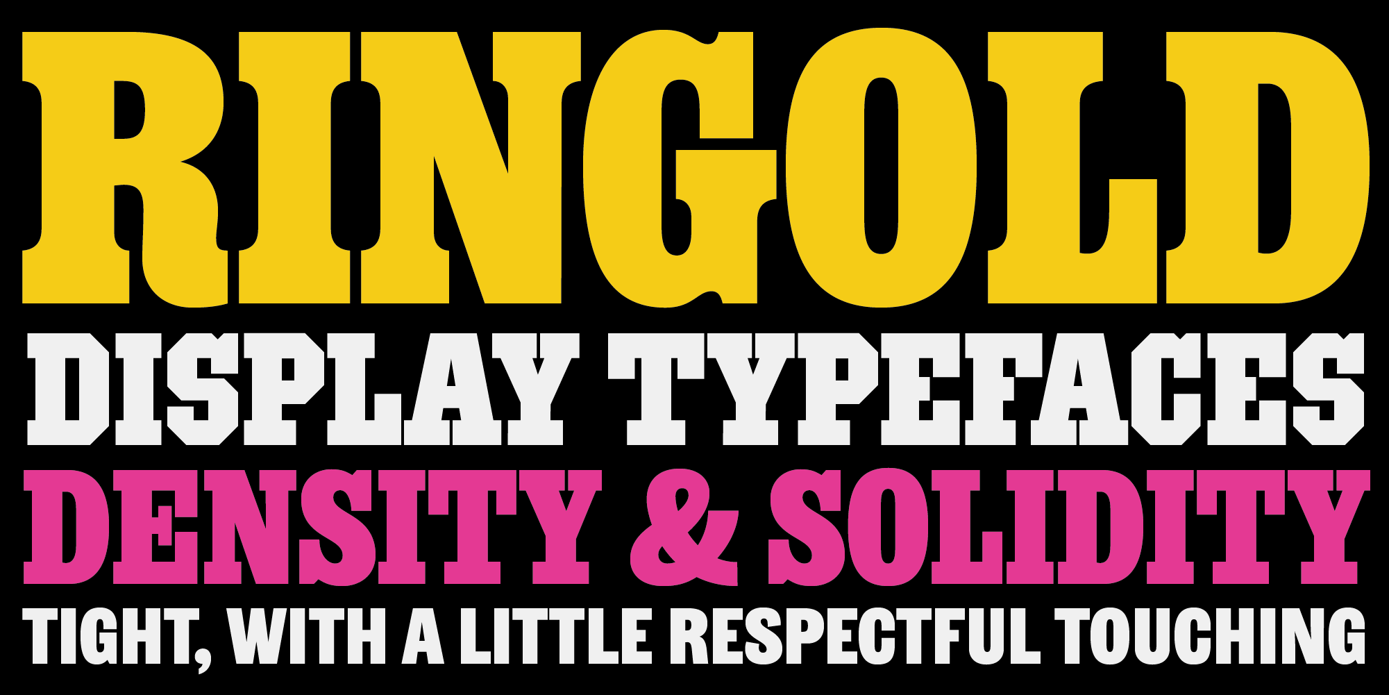 Example font Ringold #1
