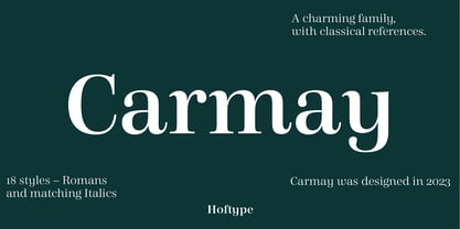 Example font Carmay #1