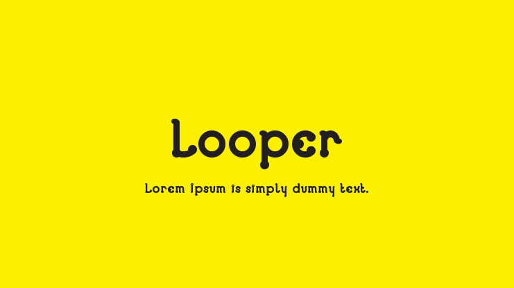 Looper Font