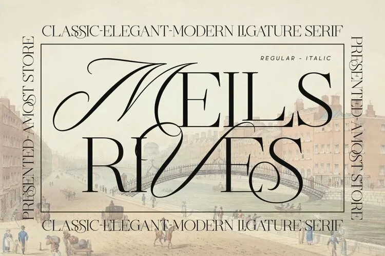 Mells Rives Font