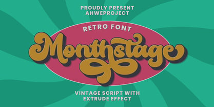 Monthstage Font