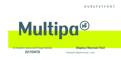 Example font Multipa #1