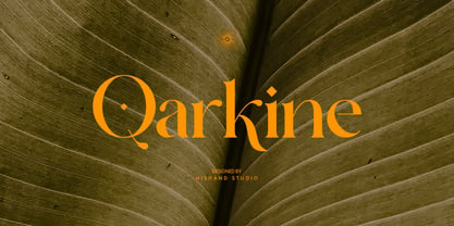 Example font Qarkine #1