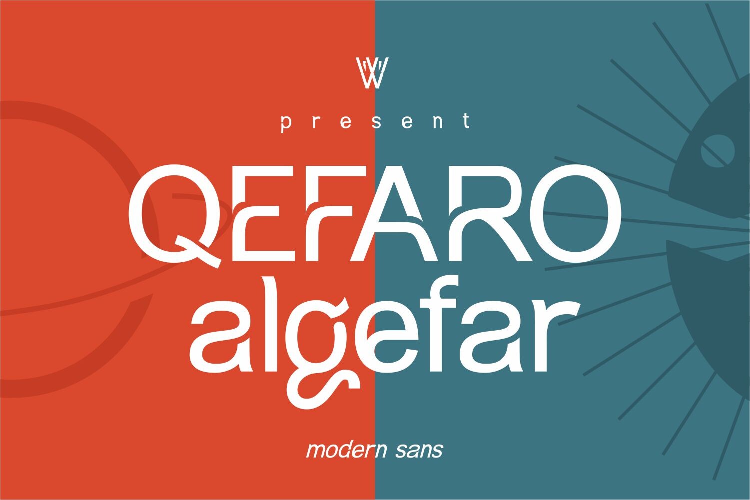 Example font Qefaro Algefar #1