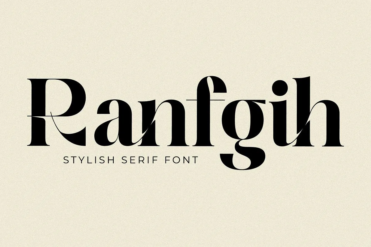 Example font Ranfgih #1