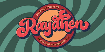 Example font Raydhen #1