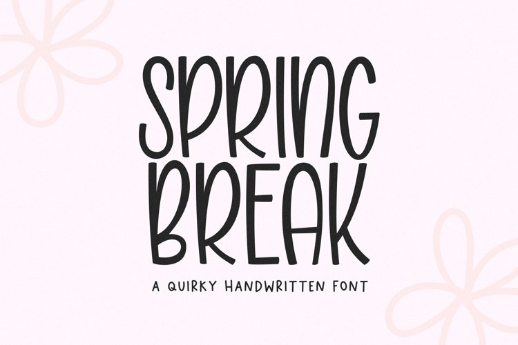 Spring Break Font