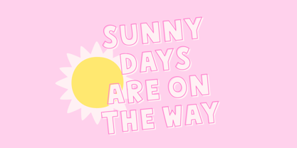 MTF Sunny Days Font