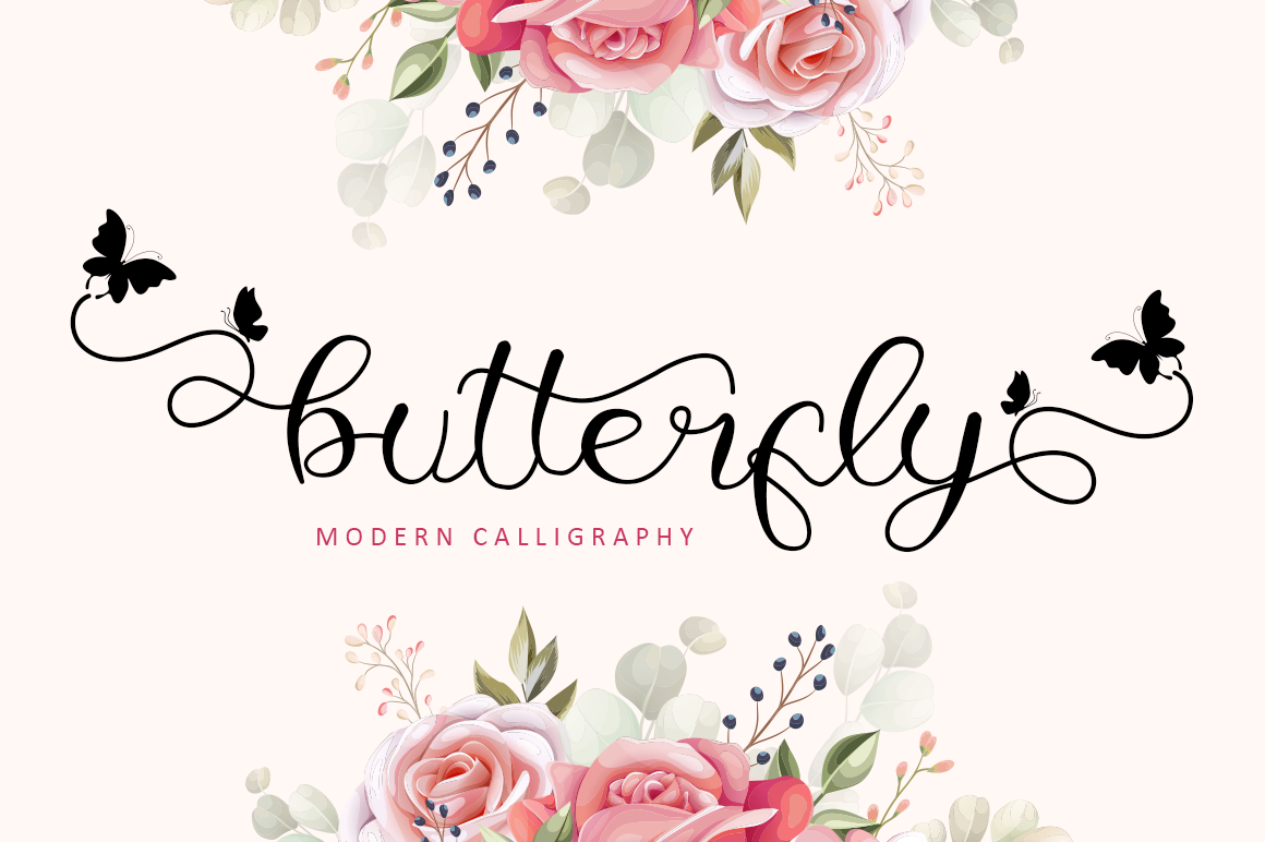 Example font Butterfly #1