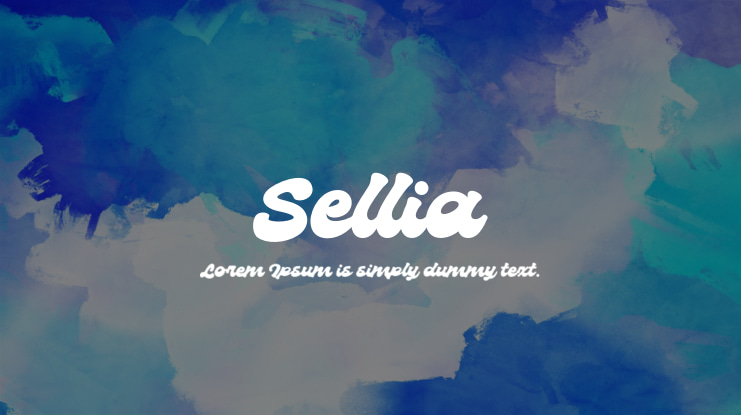 Example font Sellia #1