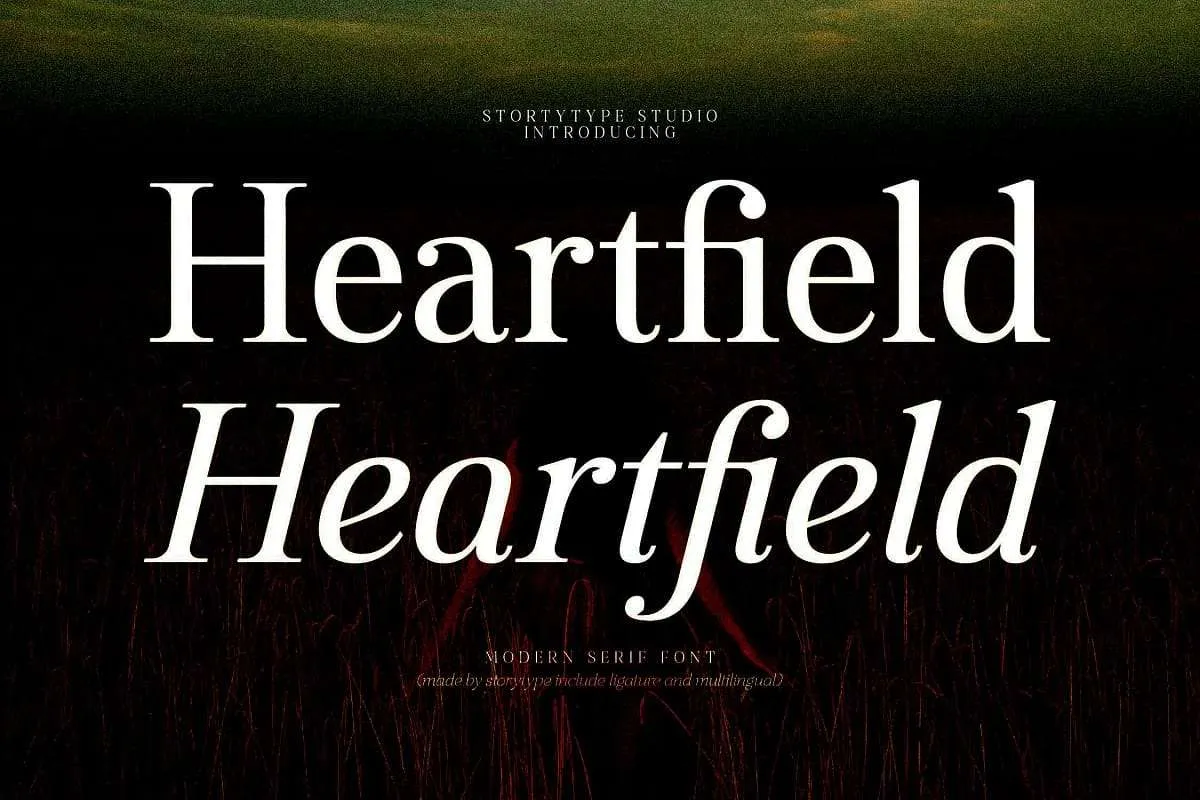 Example font Heartfield #1